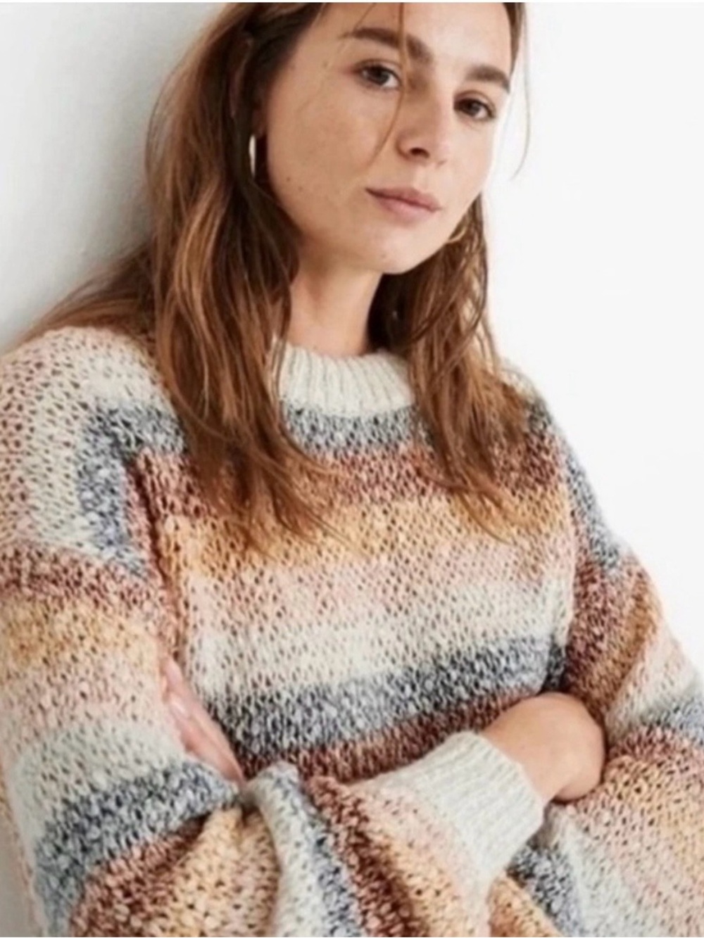 Madewell Beaz Sweater in Stripe